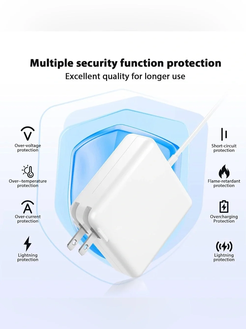 85W Charger 4 MacBook Pro 85W Magnetic2 T-Tip Power Adapter Charger Air 13/15/17